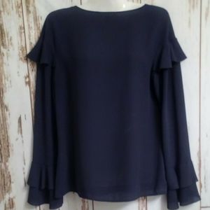 🌹5/$25 Banana Republic blouse XS Navy